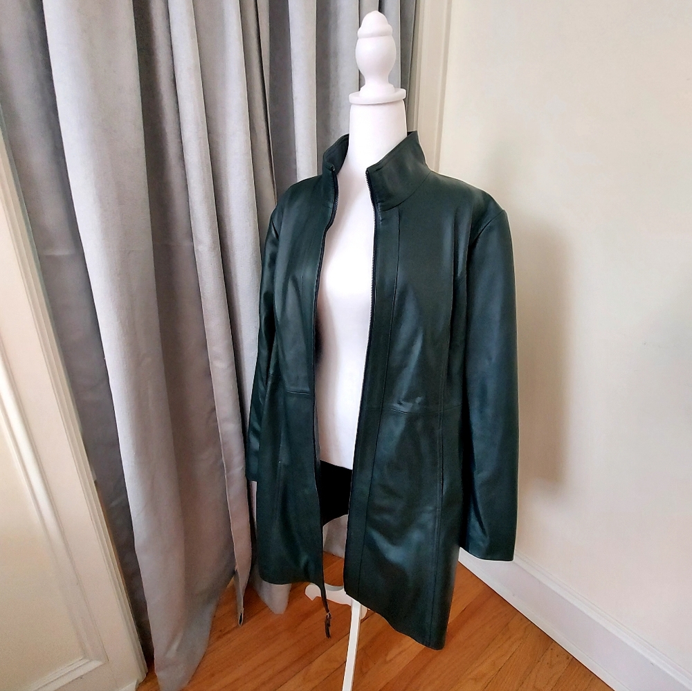 Genuine Lamb Leather Coat